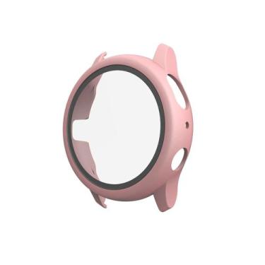 Imagem de Case Com Película De Vidro Para Galaxy Watch Active2 44mm Cor Pink Fos