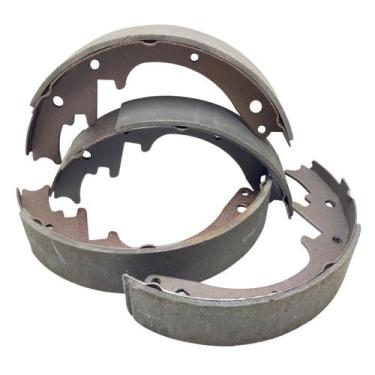 Imagem de Jogo sapata patim com lona do tambor freio traseiro gm a20 c20 d20 sil