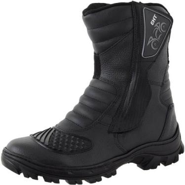 Imagem de Bota Motociclista Couro Legitimo P2p - Th3 - Preta, 38