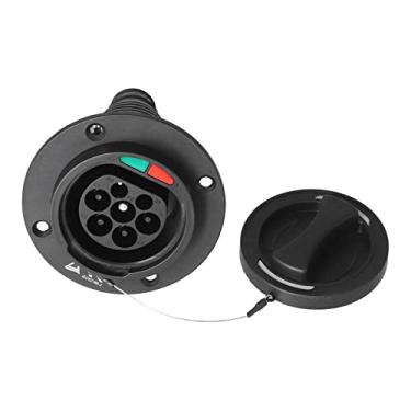Imagem de Tomada de Carregamento Tipo 2 Ev, Liga de Cobre, 16a, Monofásico, Iec 62196-2, Adaptador de Carregador de Proteção Ip54, Trifásico, 480v