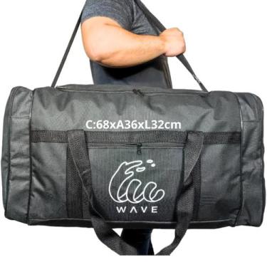Imagem de Bolsa De Viagem Mala Trabalho Sacola Grande Reforçada GG - WAVE SHOP, 