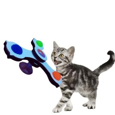 Imagem de Brinquedo pet gato giratorio com pom pom - FN PETS