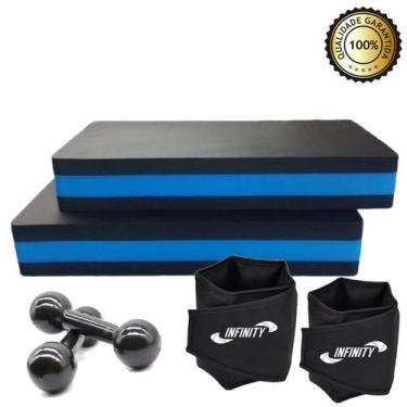 Imagem de Kit Aeróbico Caneleira 5 Kg + 2 Step Em Eva + Halter 3Kg - Infinity