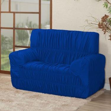 Imagem de Capa De Sofá 2 Lugares Avulsa Elasticada Malha Gel - Nalu Casa e Decor