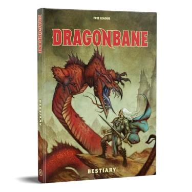 Imagem de Free League Publishing: Dragonbane: Bestiary - Hardcover RPG Supplement Book, Information for 63 Fantasy Creatures & Monsters, Full-Color Illustration