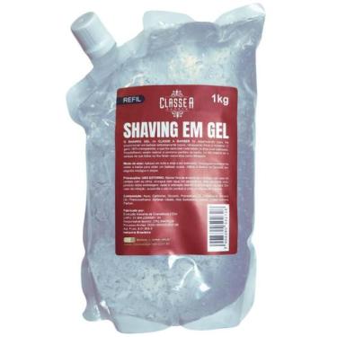 Imagem de Shaving Em Gel Para Barbear Classe A Refil 1kg, shaving em gel, shavin