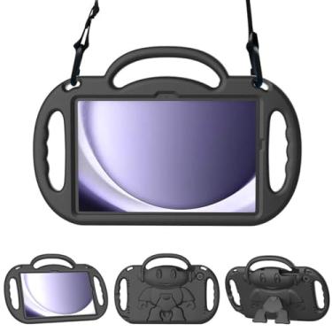 Imagem de TOEVEK Capa infantil para tablet Samsung Galaxy Tab A9 Plus de 11 polegadas, com alça de ombro, capa protetora à prova de choque para Samsung Galaxy Tab A9+ 11 polegadas 2023 (SM-X210/X216/X218),