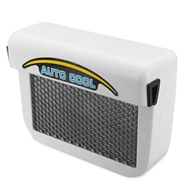 Imagem de MACHSWON Ventoinha de resfriamento para carro alimentado por energia solar, exaustão branco, ventilação portátil, ventilador de resfriamento para carro