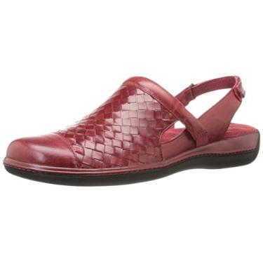 Imagem de Softwalk Sapatilha feminina Salina Woven, Vermelho, 35