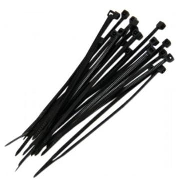 Imagem de Abraçadeira Nylon Preto Enforca Gato 3,6Mm X 350Mm 50 Peças