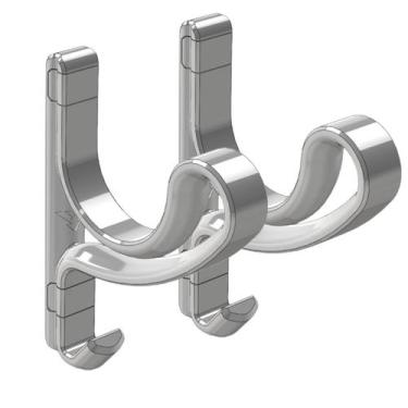 Imagem de Kit 2 Suporte Pendurar Capacete Acessórios Chave De Parede - 3D Eagle,
