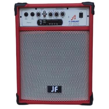 Imagem de Caixa De Som Multiuso Jf 350 Fm/Usb/Sd/Bluetooth Vermelho - Jf Conques