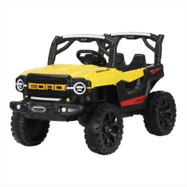 Imagem de Quadriciclo Infantil Mini Elétrico Amarelo Motor 12V Musical - Bangtoy
