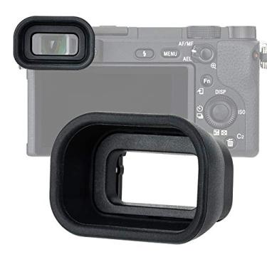 Imagem de JJC KIWIFOTOS Copo ergonômico para câmera longa para Sony Alpha a6600 a6500 a6400, a6600 Eyecup, a6500 Eyecup, a6400 Eyecup, Sony a6600, Visor substitui Sony EP17 Eyecup, Silicone macio