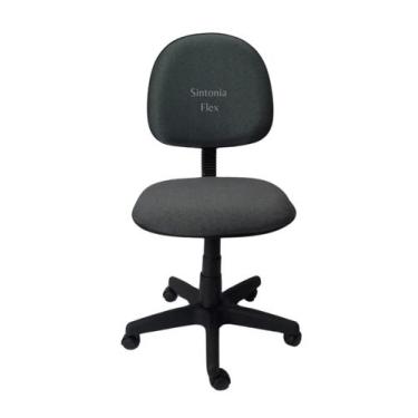 Imagem de Cadeira executiva giratoria pistão a gás  com base de ferro tecido cin