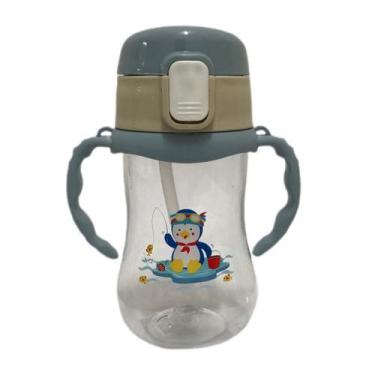 Imagem de Garrafa Infantil de Plástico Diversas cores - COP68 - ds, Verde