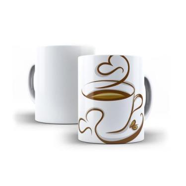 Imagem de Xícara Branca Porcelana Café/Coffee + Caixinha - RYLLO