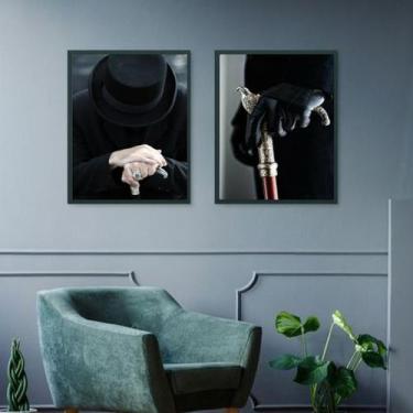 Imagem de Kit 2 Quadros Tranca Rua das Almas - Fotos 45x34cm - com vidro - Quadr