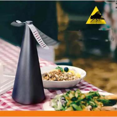 Imagem de Ventilador Repelente Espanta Moscas Mosquito Portátil Preto - JW SHOP,