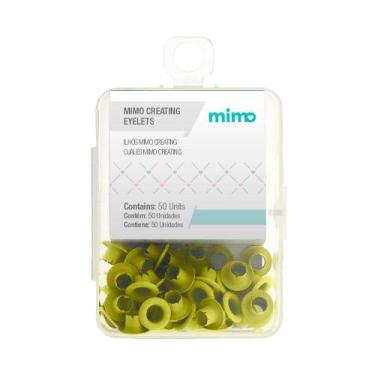 Imagem de Ilhós Mimo Creating - Redondo - Amarelo Candy - 4,5 mm - 50 Unids