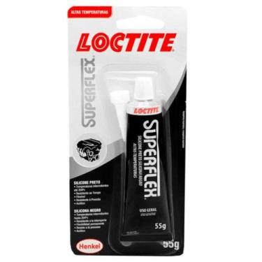 Imagem de Silicone Acético Superflex Sl 596 Preto 55g Loctite Henkel