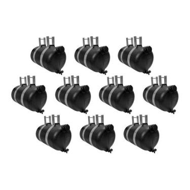 Imagem de Corote Barrica Agua Caminhão 26 Litros Preto C/Suporte 10 Un - Bepo