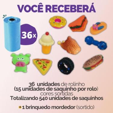 Imagem de Kit Cata Caca Rolinhos C/ 15 Sacos De Lixo Cada Coco Pet Gato E Cachor