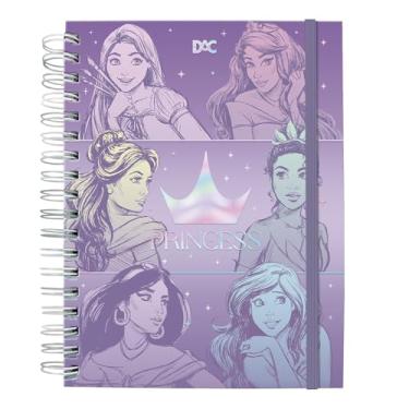 Imagem de DAC - Caderno Smart Colegial com 80 Folhas (90g) Fechamento em Elástico - Princesas