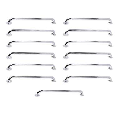 Imagem de Barra de Apoio 70cm Inox Kit 13 Unidades Suporte Idoso Gestante Crianç
