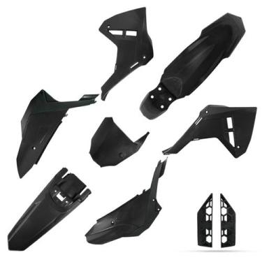 Imagem de Kit Plástico Amx F25 C/ Number Plate Crf 250f Off Road Trilha Motocros