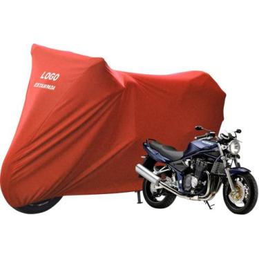 Imagem de Capa De Tecido Para Cobrir Moto Suzuki Bandit 1200 - Mz, Vermelha