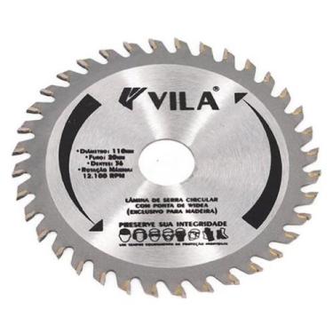 Imagem de Disco de Serra Circular Widea 110x20mm C/ 36 Dentes - Vila