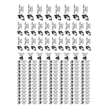 Imagem de 129 Etiquetas Escolares Personalizado Vinil Sereia - Tectoner, SEREIA 
