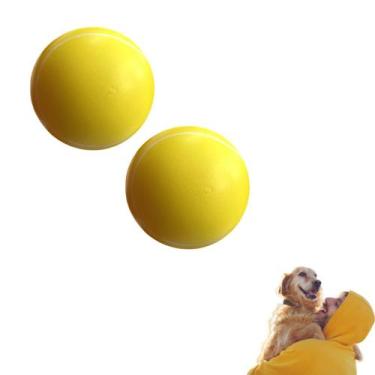 Imagem de Brinquedo pet mordedor Kit de brinquedos bola bolinha resistente para 