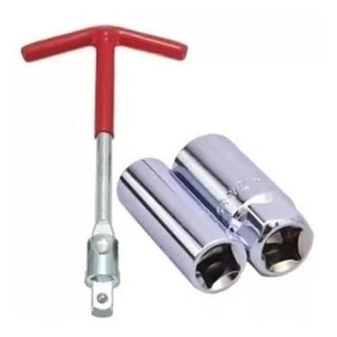 Imagem de Chave De Vela Articulável c/ Soquete E Encaixe 16/21Mm Cinoy