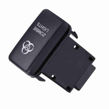 Imagem de 12v Azul Led Interruptor de Balancim Automático para Carro Interruptor Liga/desliga Interruptor de Alternância Interruptor de Balancim de Carro para Hilux Land Cruiser Barra de