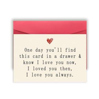 Imagem de BENNLOOS Cartão romântico de dia dos namorados para esposa marido, cartão de aniversário doce para namorada namorado, cartão de aniversário engraçado para mulheres homens, Love You Always presente