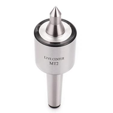 Imagem de Oudtinx MT2 Live Center, centro de torno de 60 graus de alta precisão de 0 cm com diâmetro de haste de 18 mm para ferramenta de torneamento de metal de madeira de torno