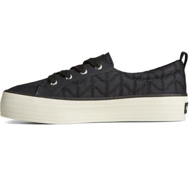 Imagem de Sperry Tênis feminino Crest Vibe Platform, Preto acolchoado, 37