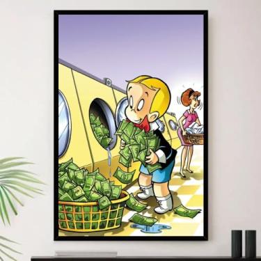 Imagem de Genérico, Quadro Riquinho Rico Fortuna Dinheiro Decorativo A3 35x45cm