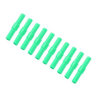 Imagem de Acoplador Banana Isolado de 4 Mm, Conector de Extensão Fêmea para Fêmea, Latão PVC, 30Vac-60Vdc 10A, Aparelhos Eletrônicos, Industriais, Eletrônicos (Verde)