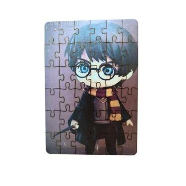 Imagem de Quebra-Cabeça Infantil Harry Potter Cute 36 Peças MDF 18x26 - Brothers