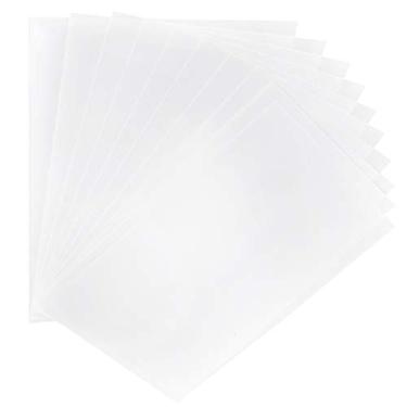 Imagem de Material Escolar Kit Diy para Crianças, Papel Branco Encolhível e Pintável para Mini Obras de Arte, 10 Peças de Filme Termo Retrátil
