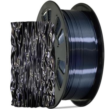 Imagem de Filamento de impressora 3D PLA de ouro preto metálico de 1,75 mm, carretel de 1 kg de material de impressão 3D, adequado para a maioria das impressoras FDM 3D, com embalagem de amostra extra, presente grátis da DO3D