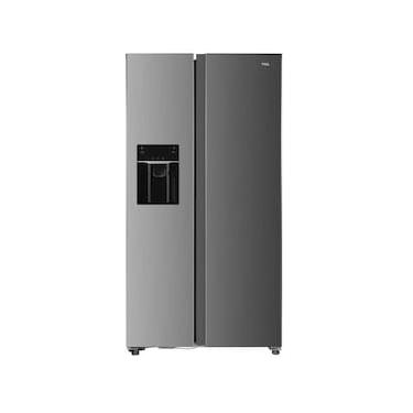 Imagem de Geladeira TCL Side by Side C516SBIMN Twin Eco Inverter Frost Free Metal Cooling Painel Digital 2 Portas Inox 516L