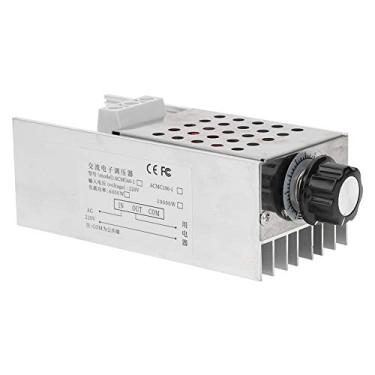 Imagem de 10000W Ultra High Power SCR Regulador De Tensão Controlador De Velocidade Dimmer Termostato AC 220V para Fornalha Elétrica Aquecedor De Água Lâmpada Pequeno Motor