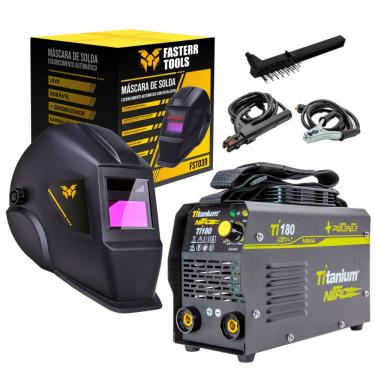 Imagem de Maquina de Solda TI - 180 Com Mascara de Solda FST039 FASTERR