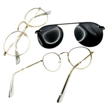 Imagem de Armação de Óculos Para Grau Redonda Joachim Unissex com Clip On Solar Polarizado UV400 (Opção 2)