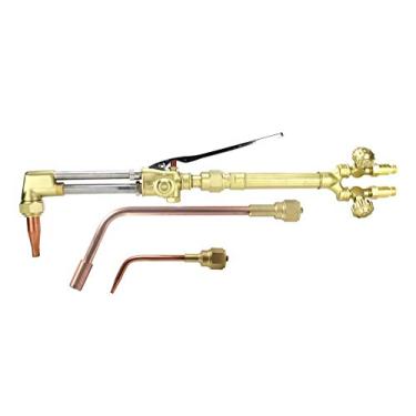 Imagem de Tocha de substituição resistente de oxi-combustível para Victor com válvulas de retenção + ponta de corte + ponta de soldagem + ponta de aquecimento (acetileno)
