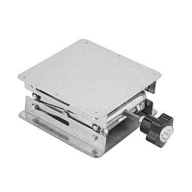 Imagem de Plataforma e Suporte de Elevação de Laboratório de Aço Inoxidável Akozon Premium | Rack de Tesoura de Laboratório | Mesa Elevatória de Laboratório Com Ajustável | 100100mm